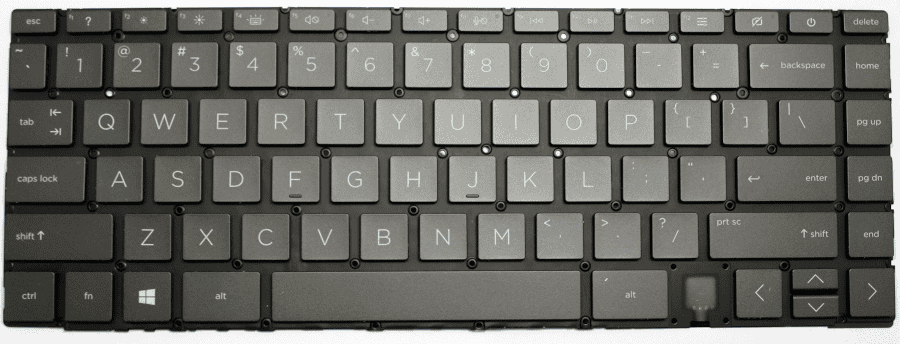 HP SPS-KB BL NSV GR (M22194-041) thumbnail