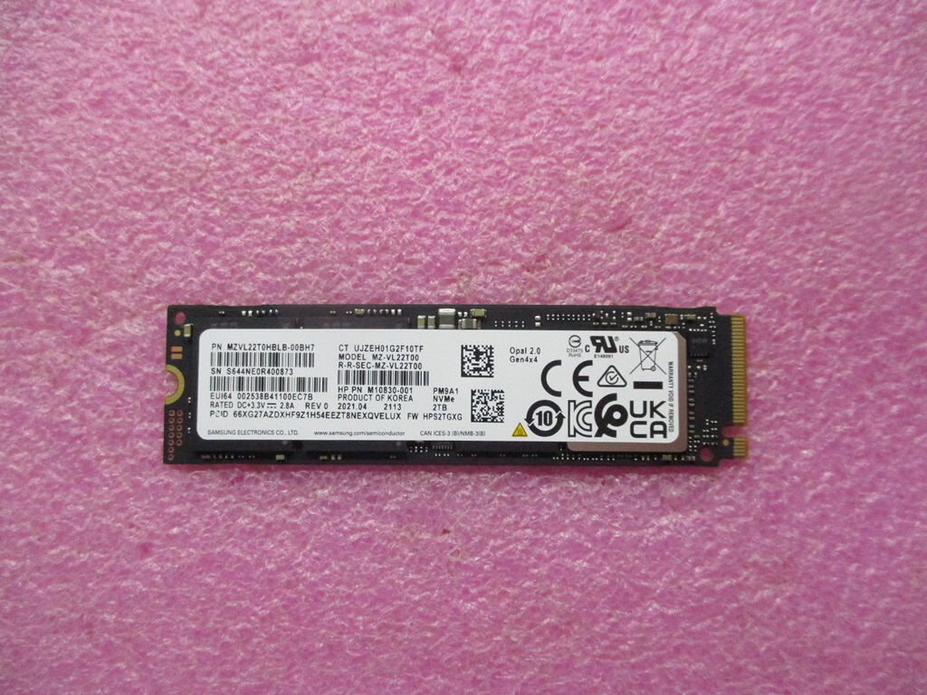 HP SKO-SSD 2TB PCIe4x4 2280 SED TLC M.2 (M52035-001) thumbnail