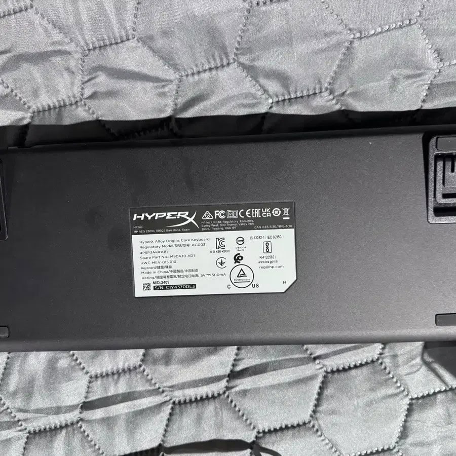 HP SPS-HX ALLOY ORIGINS CORE HX-KB7RDX-US (M90439-001) thumbnail