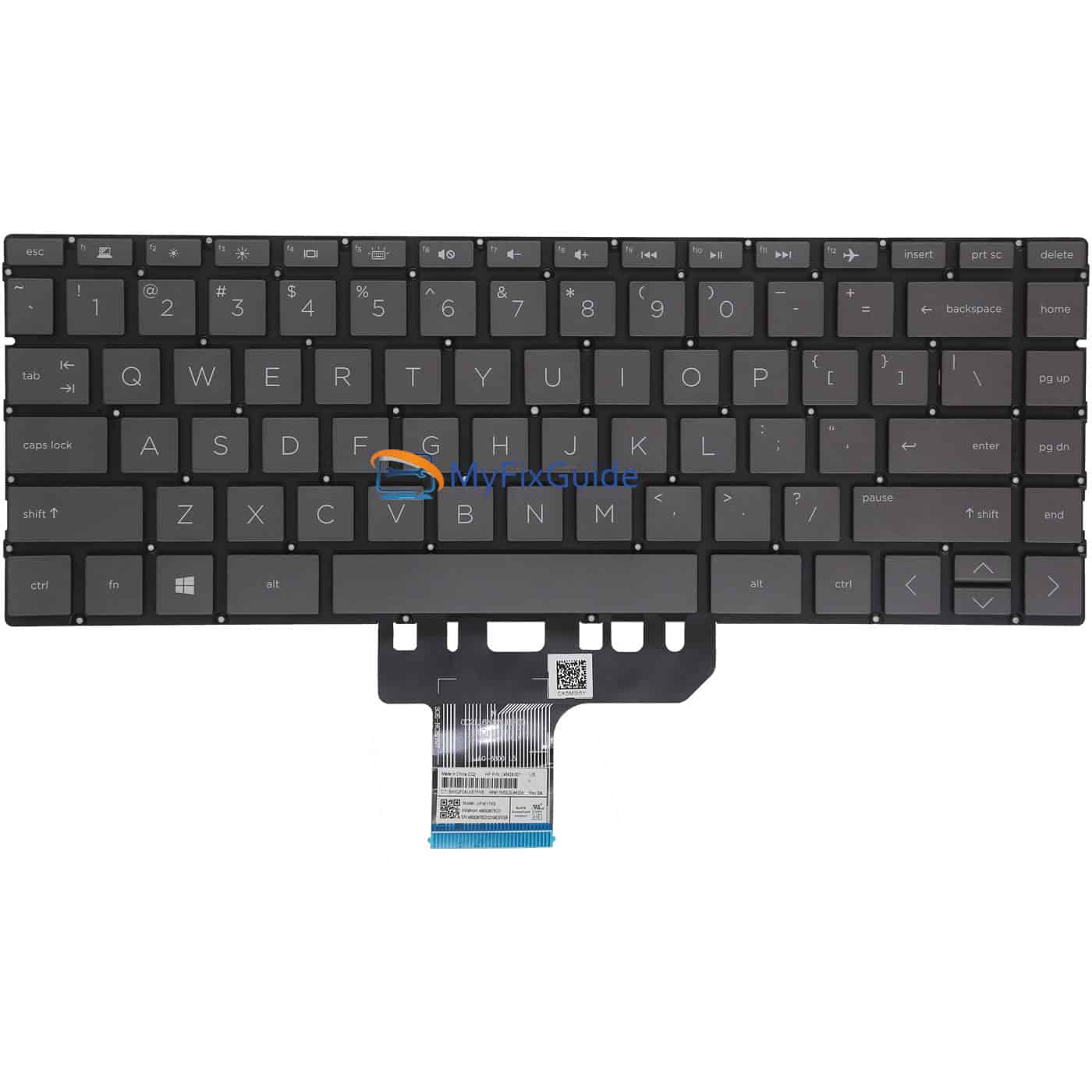HP SPS-KEYBOARD NSV BL ITL (N10735-061) thumbnail
