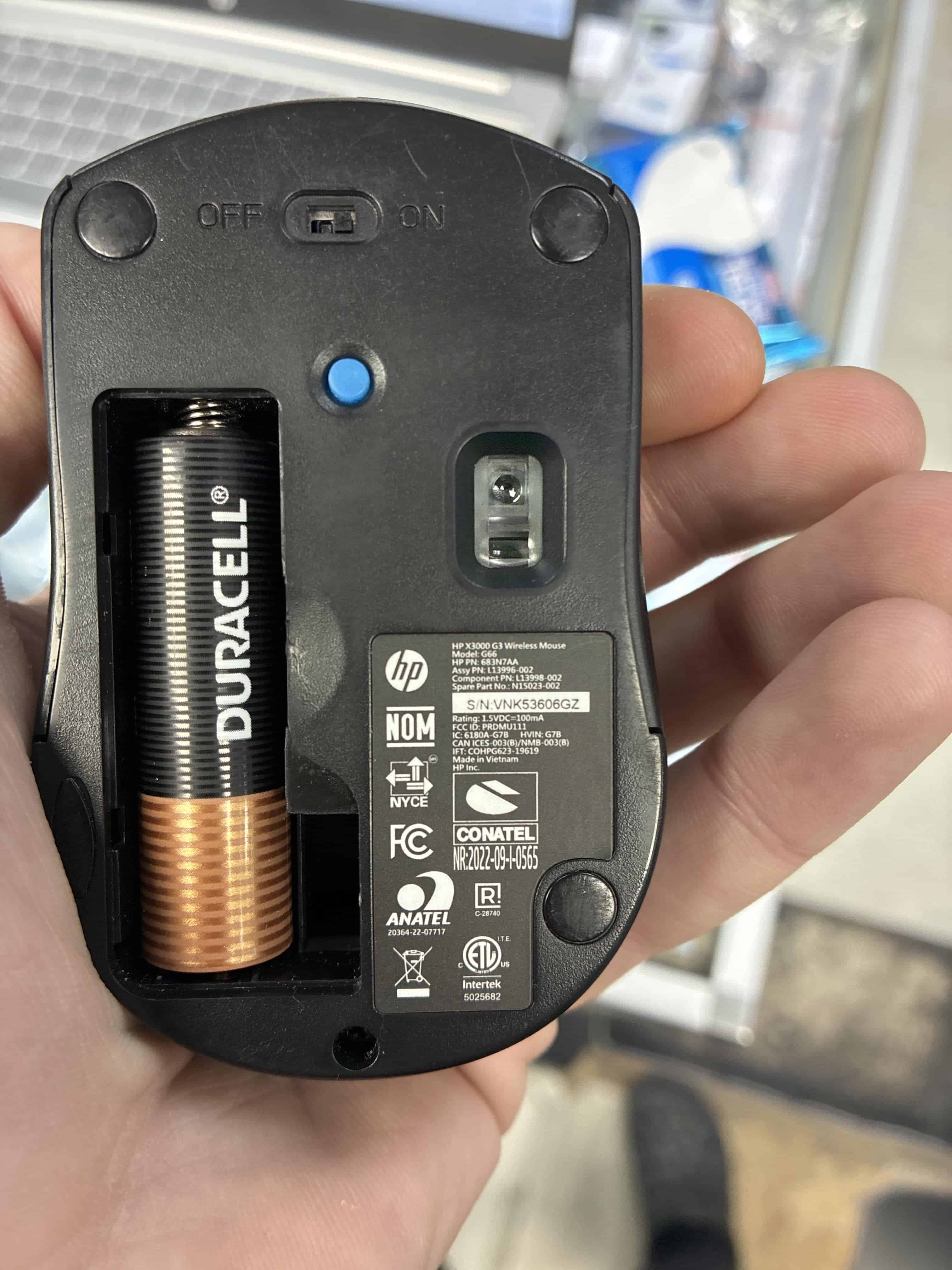HP SPS-MOUSE HP 220 WIRELESS 2ND IC (N15023-002) thumbnail