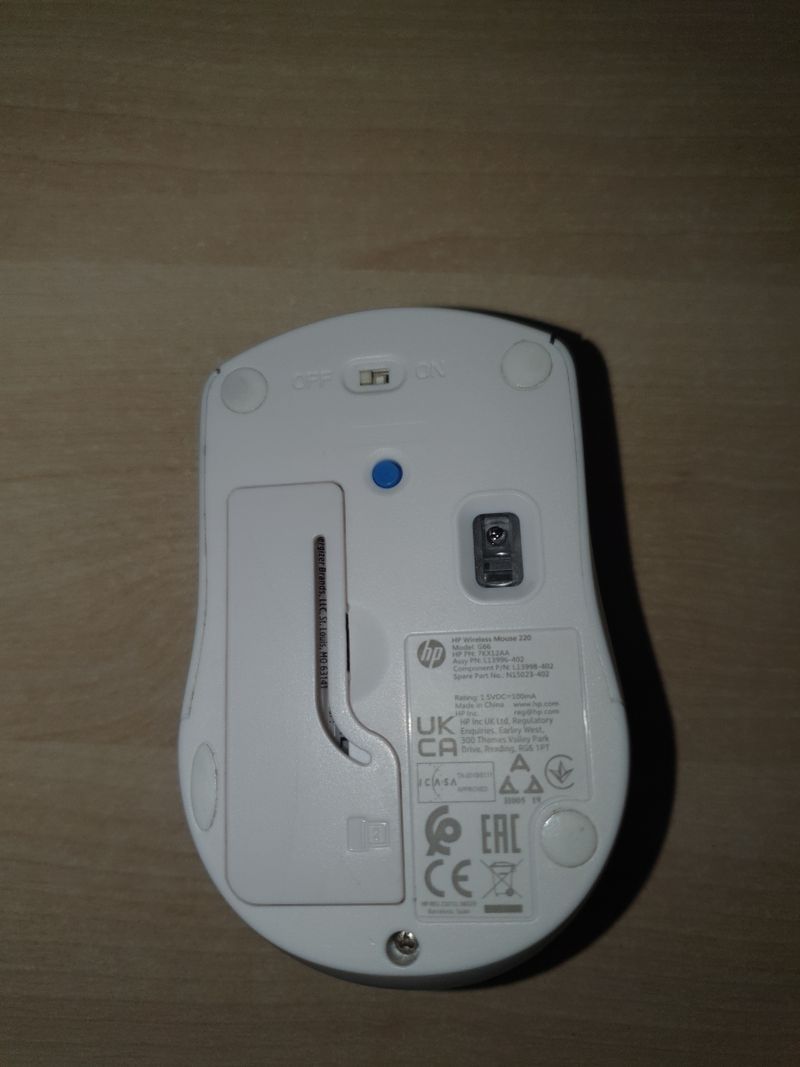HP SPS-MOUSE HP 220 SWHITE WIRELESS 2ND IC (N15023-402) thumbnail