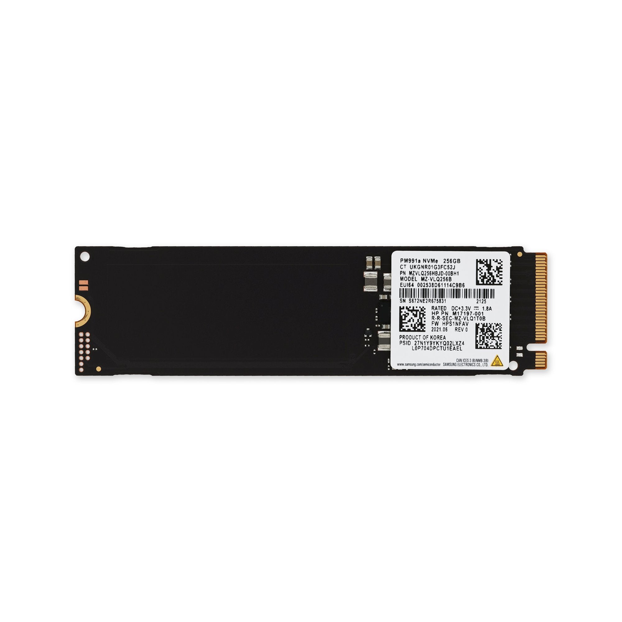 HP SPS-SSD 256GB 2230 PCIe NVMe Value (N15082-001) thumbnail