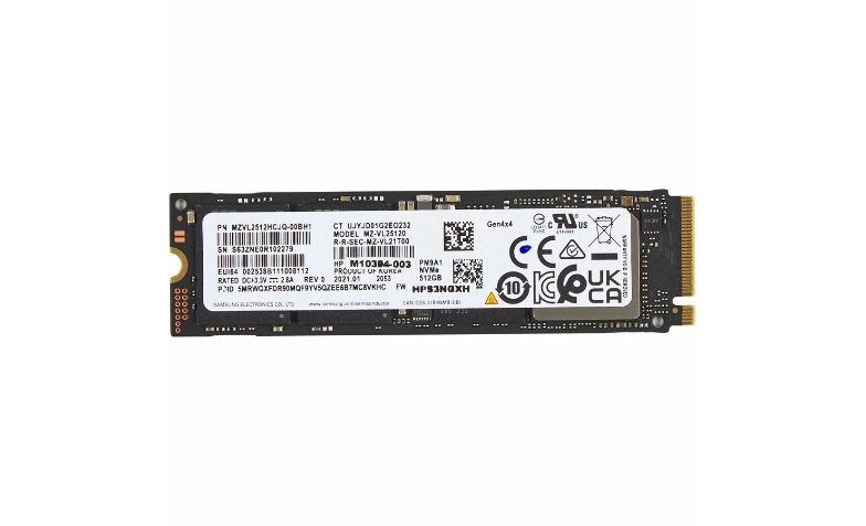 HP SPS-SSD 512GB M.2 2280 PM9A1 PCIe LOCK (N32840-001) thumbnail