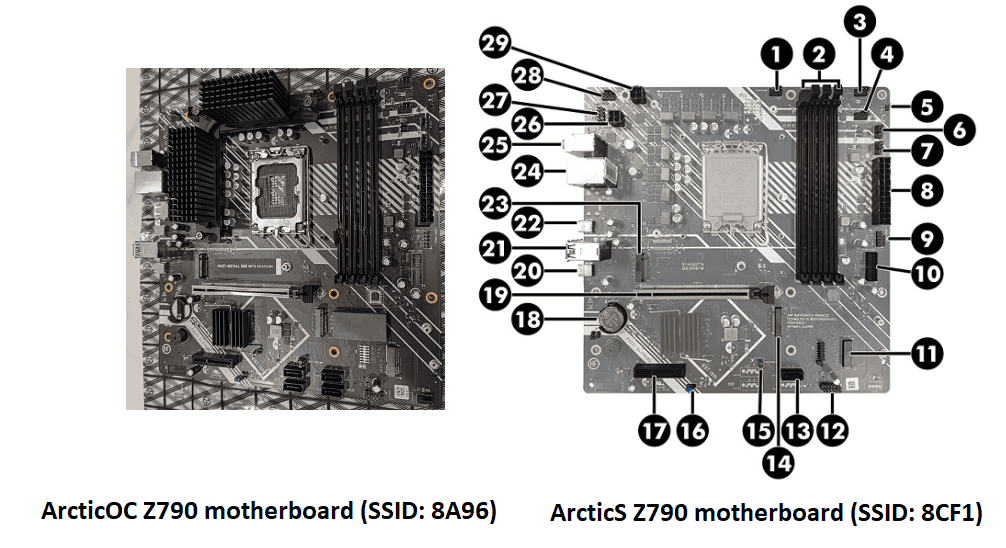 HP SPS-MB ArcticU Intel RPL+Z790 LCSVRM,WIN (N35219-602) thumbnail