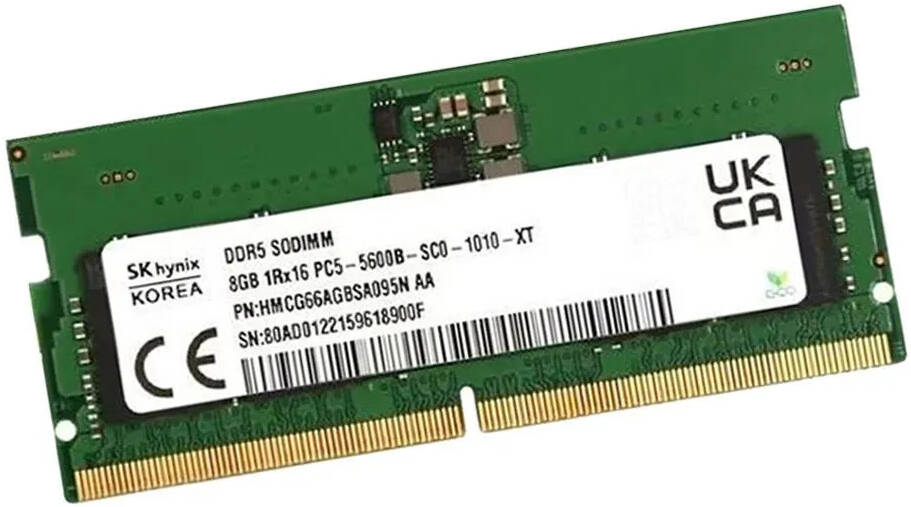 HP SPS-SODIMM 8GB DDR5-5600 Hynix LOCK (N68874-001) thumbnail