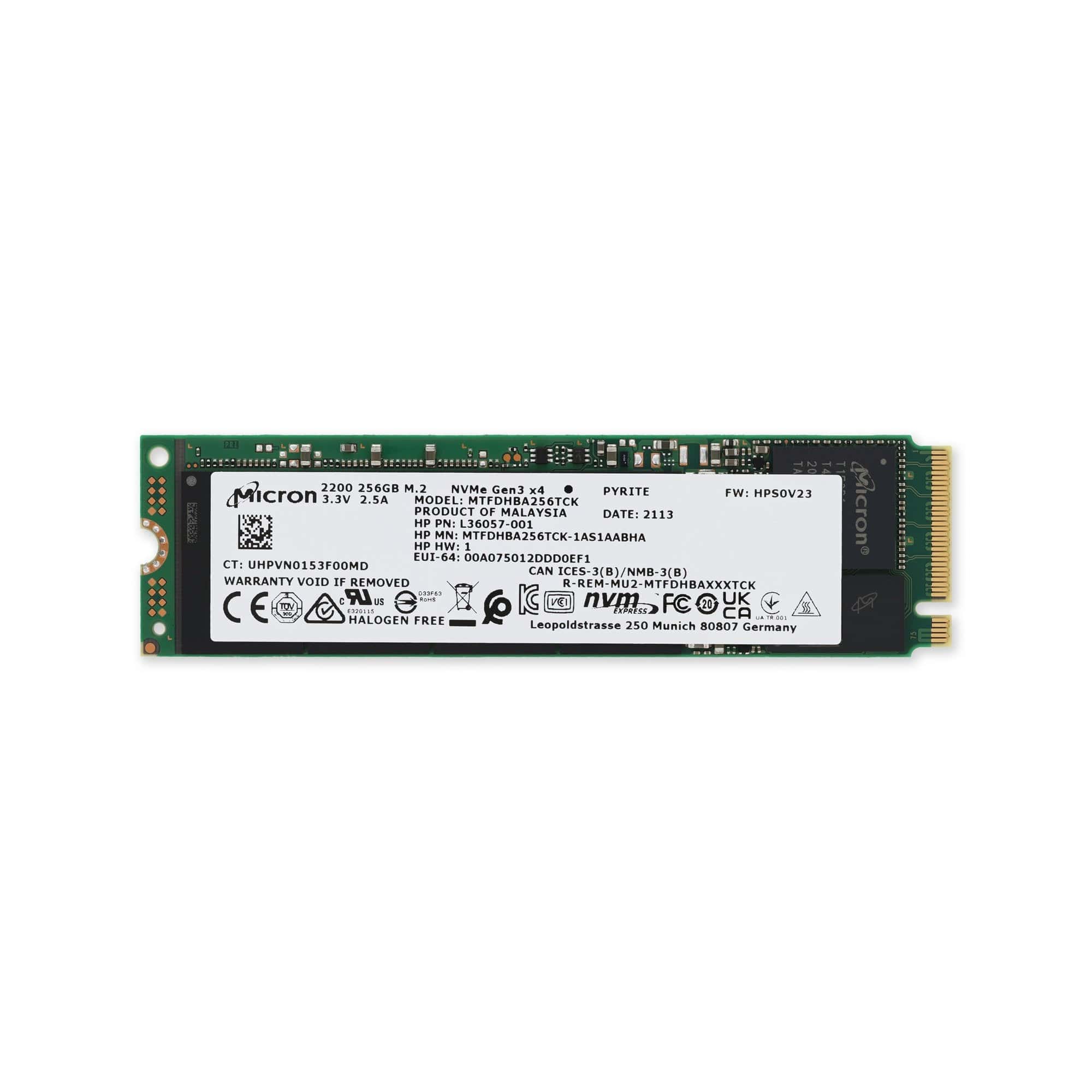 HP SPS-SSD 256GB M.2 2280 BG5 PCIe LOCK (N77071-001) thumbnail