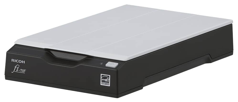 Ricoh fi-70F Flatbed scanner 600 x 600 DPI A6 Zwart, Grijs (PA03841-B001) thumbnail