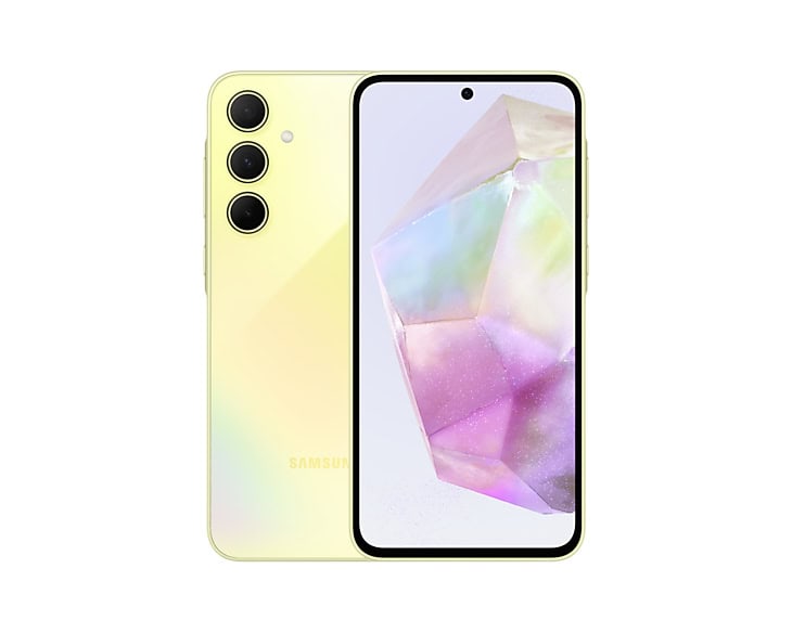 Samsung Galaxy A35 5G 16,8 cm (6.6) Dual SIM Android 14 USB Type-C 6 GB 128 GB 5000 mAh Geel (SM-A356BZYBEUB) thumbnail