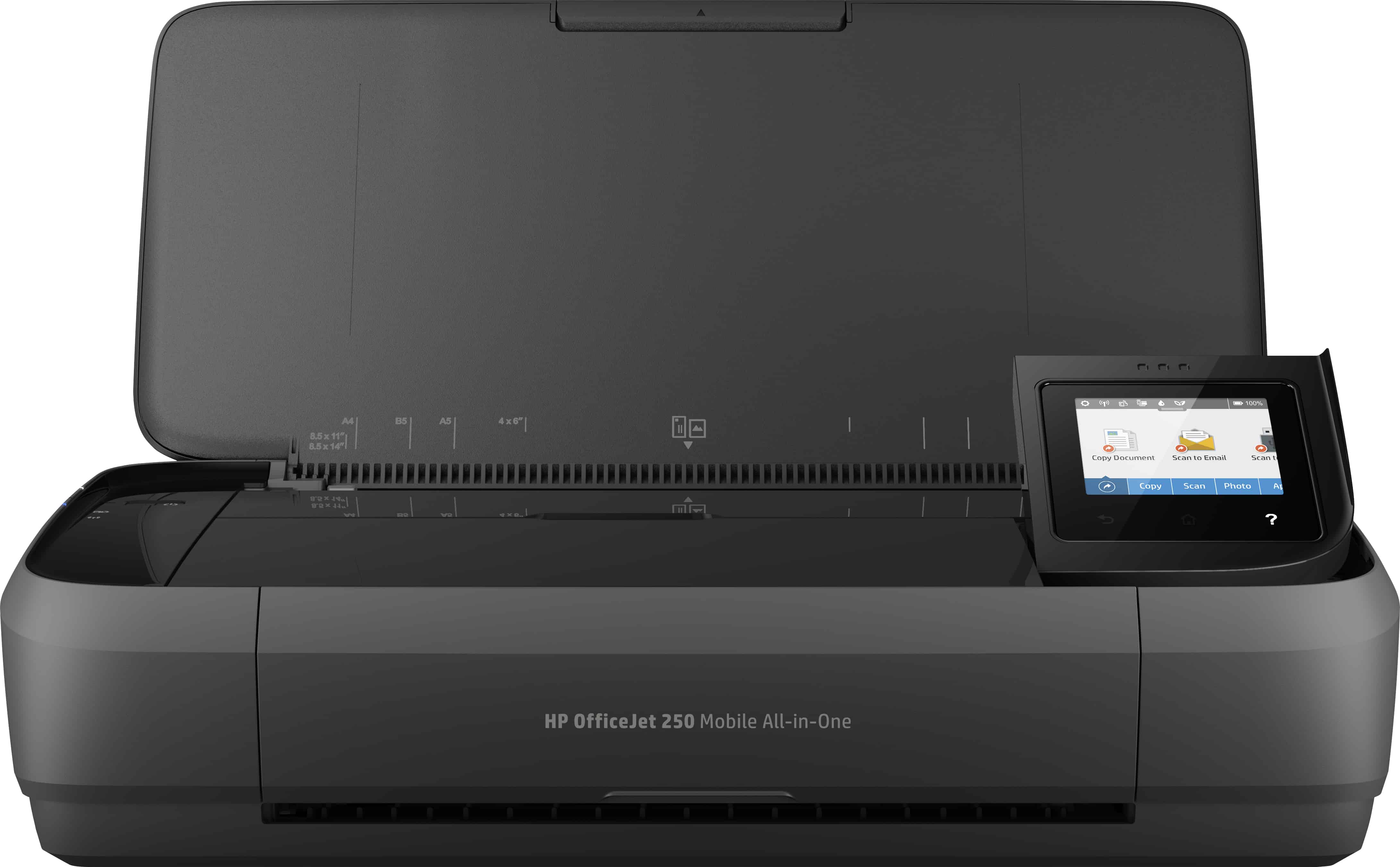HP OfficeJet 250 Mobile All-in-One printer, Printen, kopiëren, scannen, Invoer 10 vel (CZ992A#BHC) thumbnail
