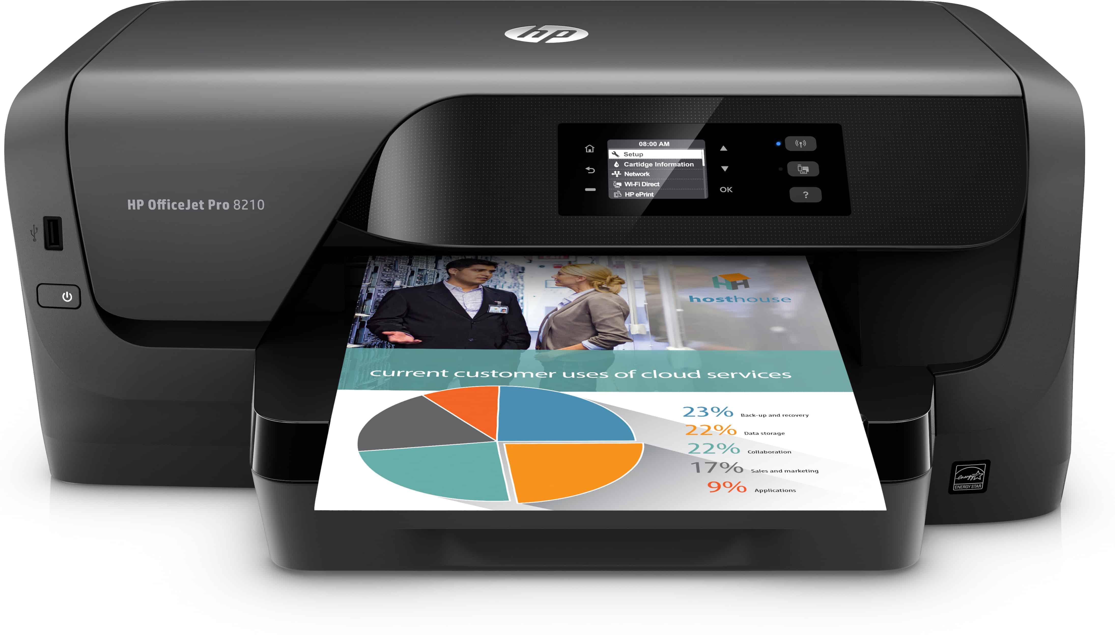 HP OfficeJet Pro 8210 printer, Print, Dubbelzijdig afdrukken (D9L63A#A81) thumbnail