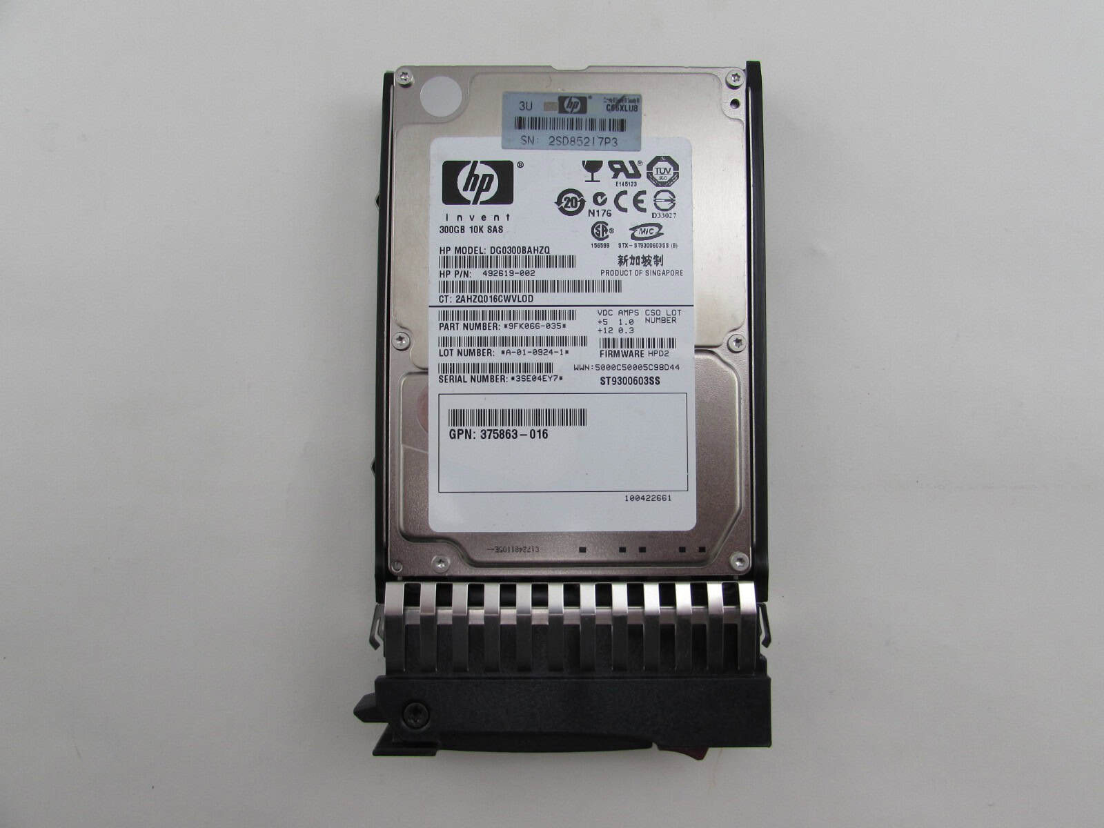 HP SPS-DRV,HD, 300GB,SAS,10K,2.5,DP,HP (DG0300BAHZQ) thumbnail