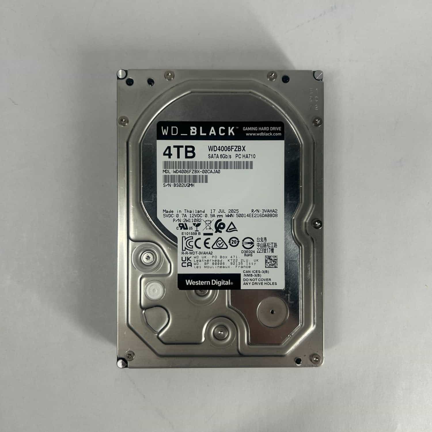 Western Digital WD_BLACK 4TB WD4006FZBX (WD4006FZBX) thumbnail