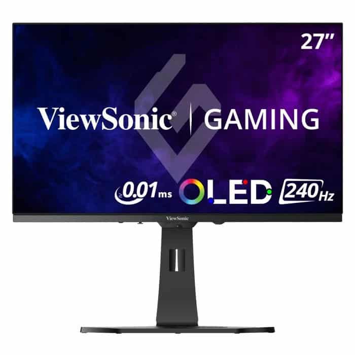 Viewsonic XG272-2K-OLED computer monitor 68,6 cm (27) 2560 x 1440 Pixels Quad HD Zwart, Wit (XG272-2K-OLED) thumbnail