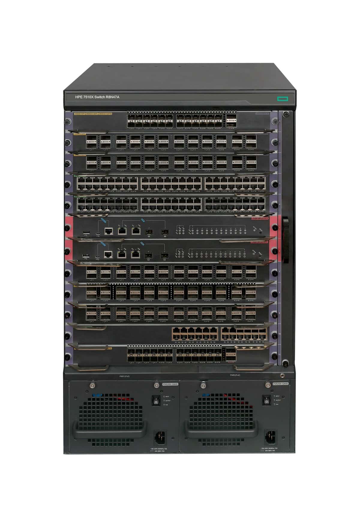 HPE FlexNetwork 7510X PoE Ethernet Switch 10 slots Chassis (R8N47A) thumbnail
