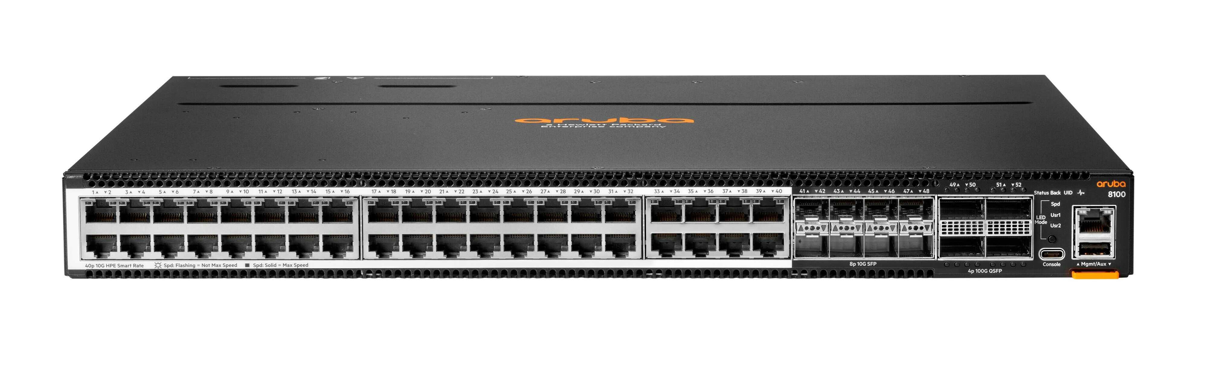 HPE Aruba Networking CX 8100 40x10G Base-T 8x10G SFP+ 4x40/100G QSFP28 Switch (R9W97A) thumbnail