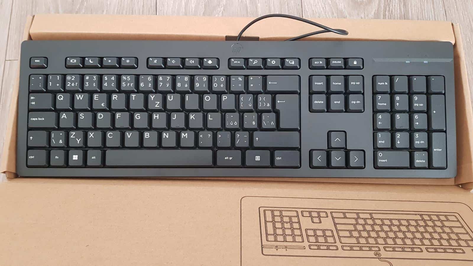 HP 125 USB Keyboard, CZ-SL (M27527-CG1) thumbnail