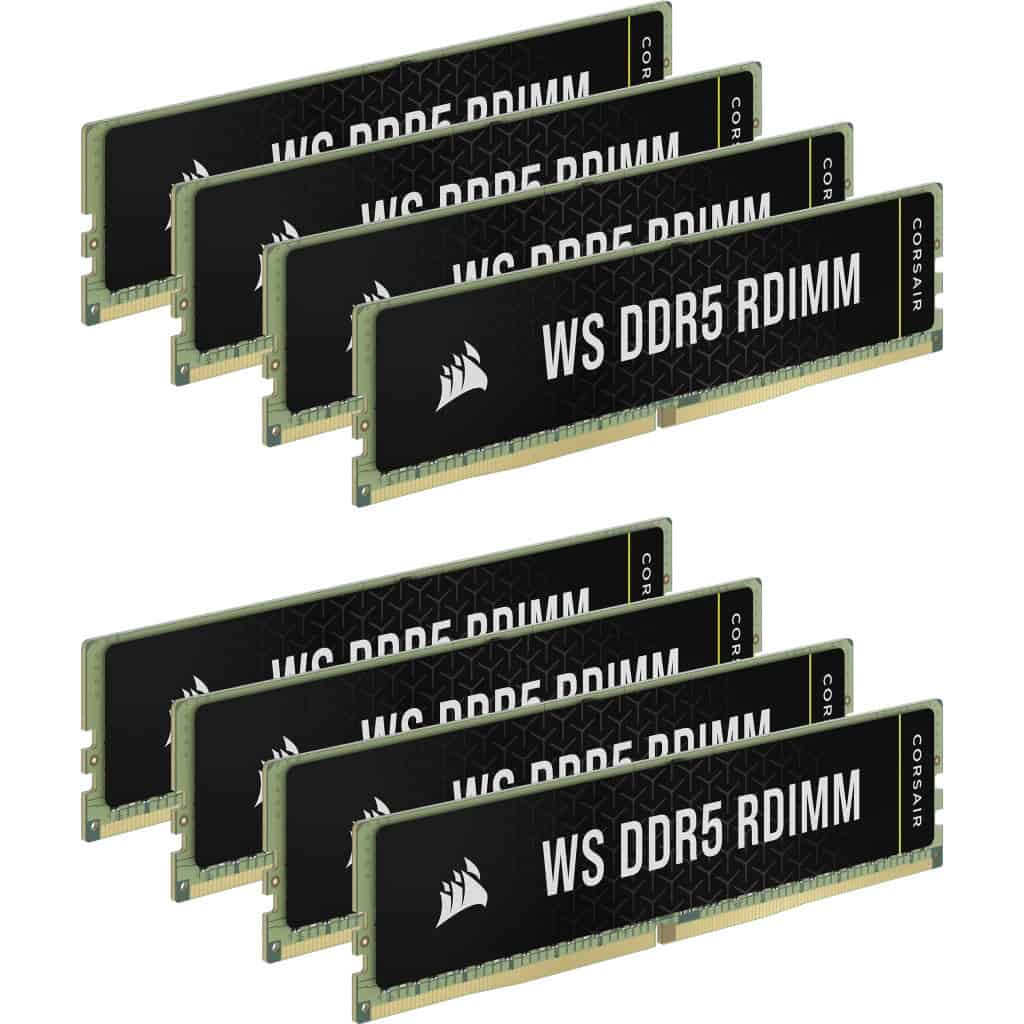 Corsair DDR5 128GB PC 5600 CL40 CORSAIR KIT (8x16GB) WS RDIMM Intel retail (CMA128GX5M8B5600C40) thumbnail