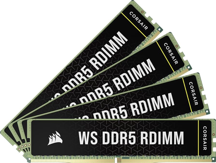 Corsair DDR5  64GB PC 6000 CL40 CORSAIR KIT (4x16GB) WS RDIMM Intel retail (CMA64GX5M4B6000C40) thumbnail