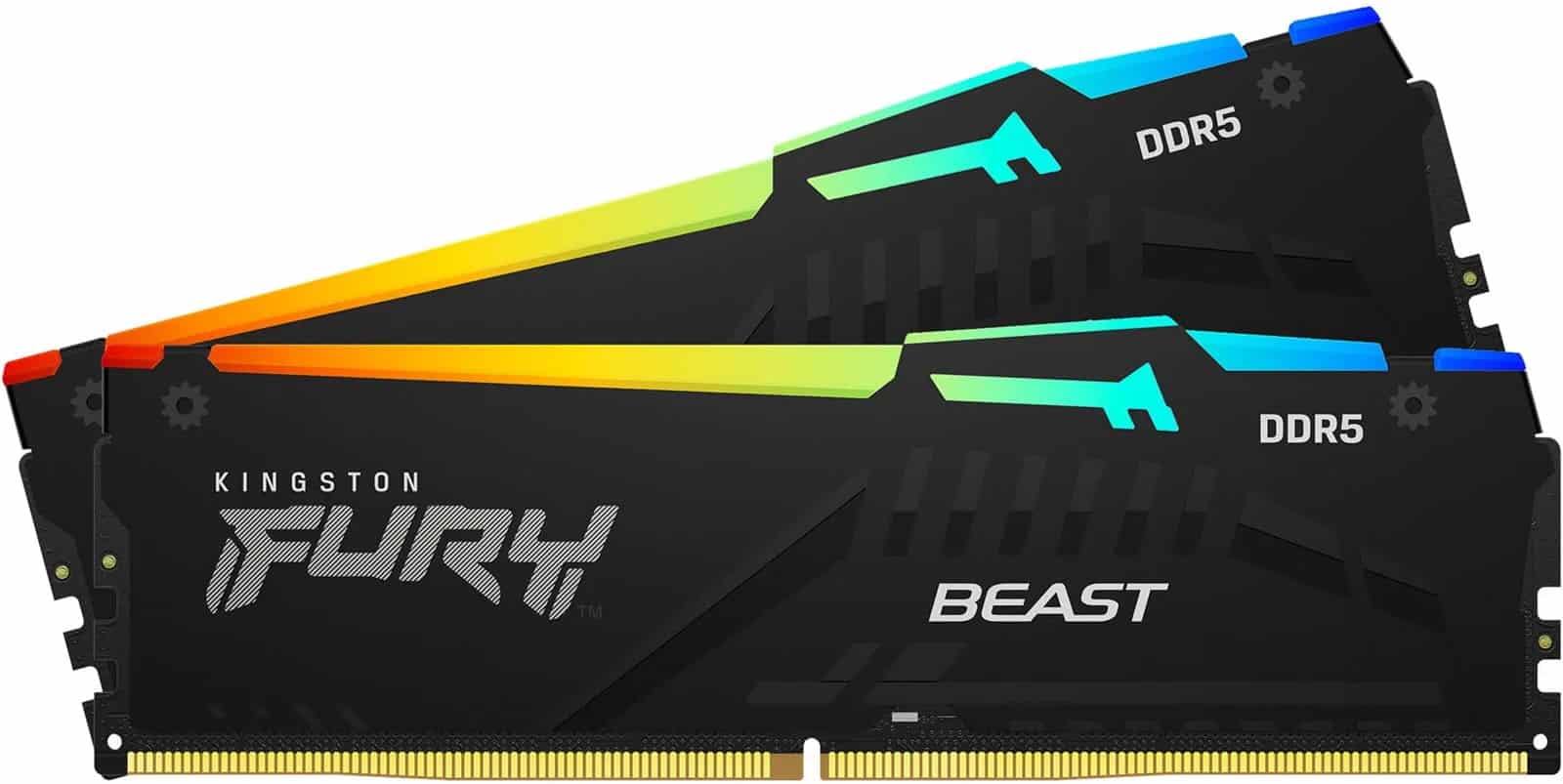 KINGSTON 64GB 6400MT/s DDR5 CL32 DIMM Kit of 2 FURY Beast RGB EXPO (KF564C32BBEAK2-64) thumbnail
