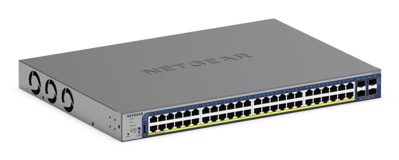 NETGEAR GS752TXP Managed L2/L3/L4 10G Ethernet (100/1000/10000) Power over Ethernet (PoE) Zwart (GS752TXP-300EUS) thumbnail