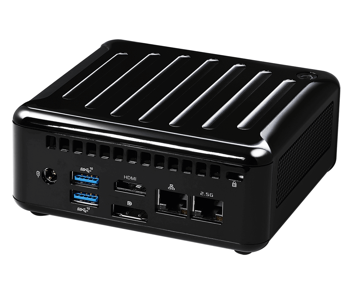 ASRock NUC BOX-155H (6P+8E) DDR5 2x 2.5 Gb LAN - 2.560 MB (90PXGCD0-P0EAY100) (90PXGCD0-P0EAY100) thumbnail