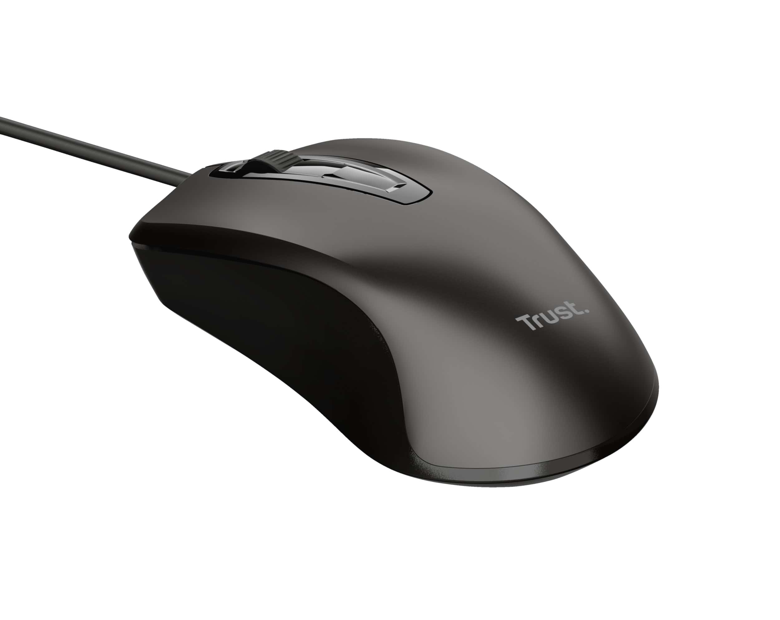 Trust 24657 muis Kantoor Ambidextrous USB Type-A Optisch 1200 DPI (24657) thumbnail
