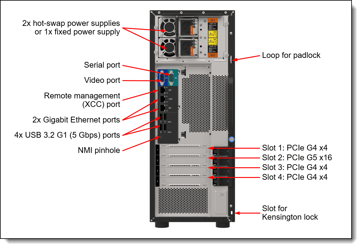 Lenovo ThinkSystem ST250 V3 95W 16G (7DCEA00FEA) thumbnail