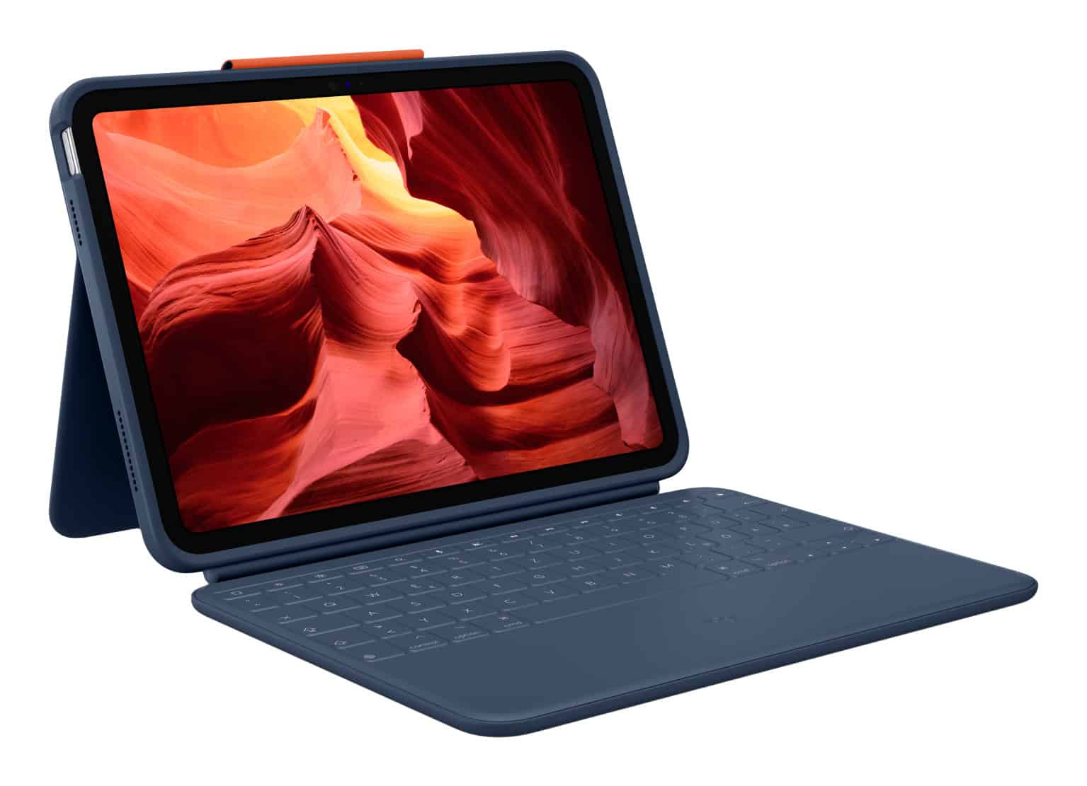 Logitech Rugged Combo 4 iPad 10th Gen Blue FR (920-011192) thumbnail