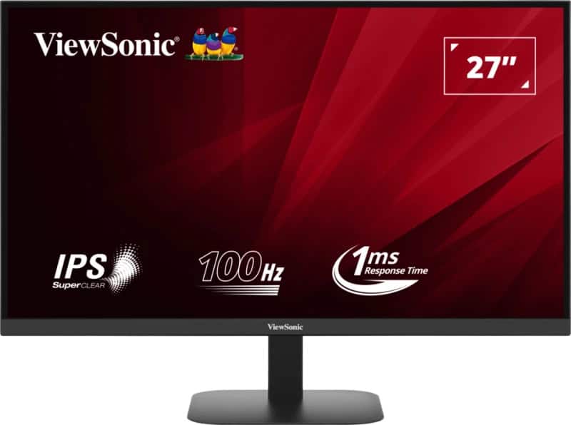 Viewsonic VA VS19990 computer monitor 68,6 cm (27) 2560 x 1440 Pixels 2K Ultra HD LED Zwart (VA2708-2K-HD) thumbnail