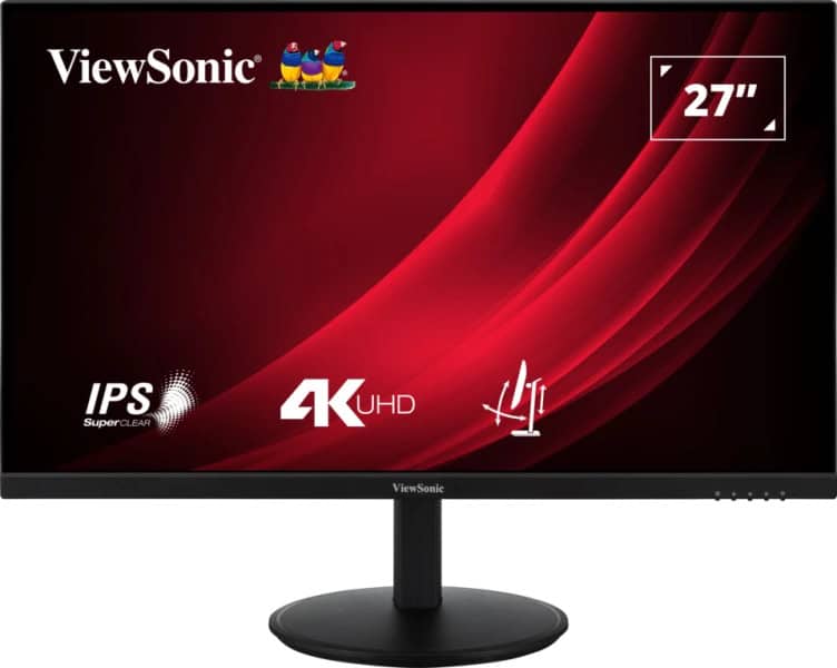 Viewsonic VG Series VG2708-4K LED display 68,6 cm (27) 3840 x 2160 Pixels 4K Ultra HD Zwart (VG2708-4K) thumbnail