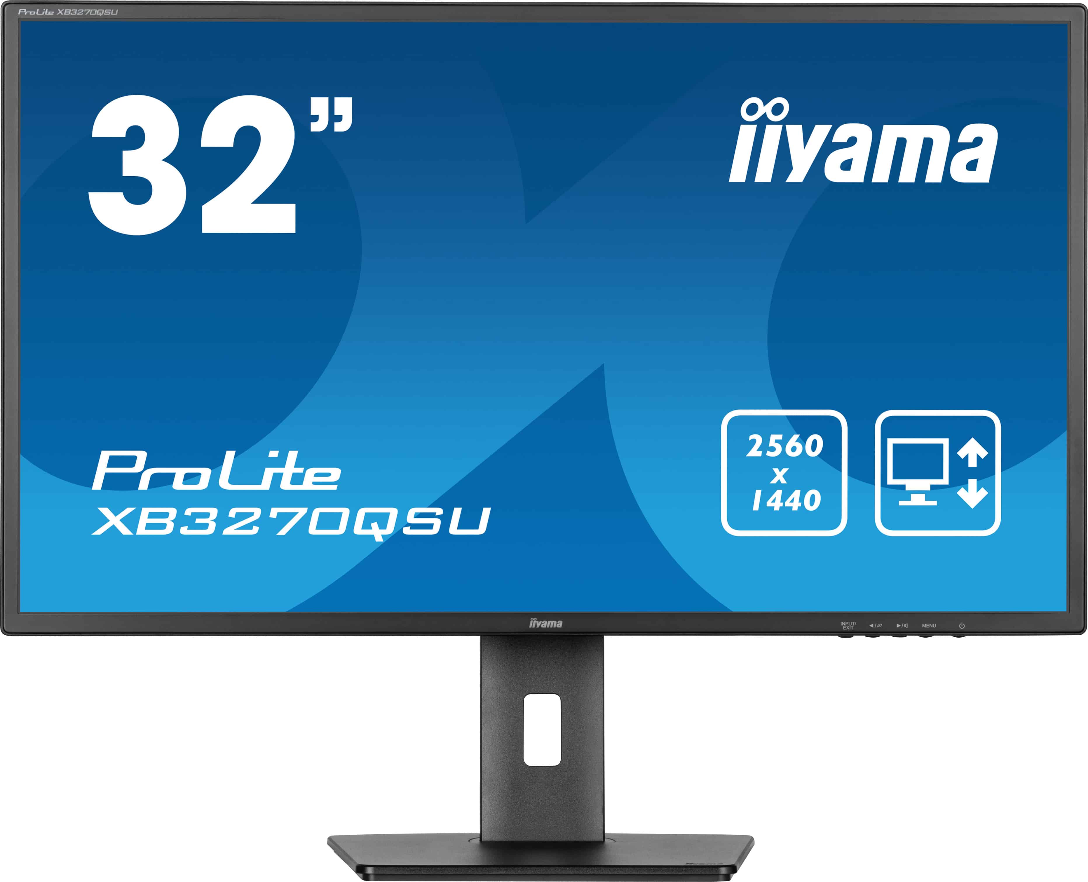 iiyama ProLite XB3270QSU-B1 computer monitor 81,3 cm (32) 2560 x 1440 Pixels Wide Quad HD LED Zwart (XB3270QSU-B1) thumbnail