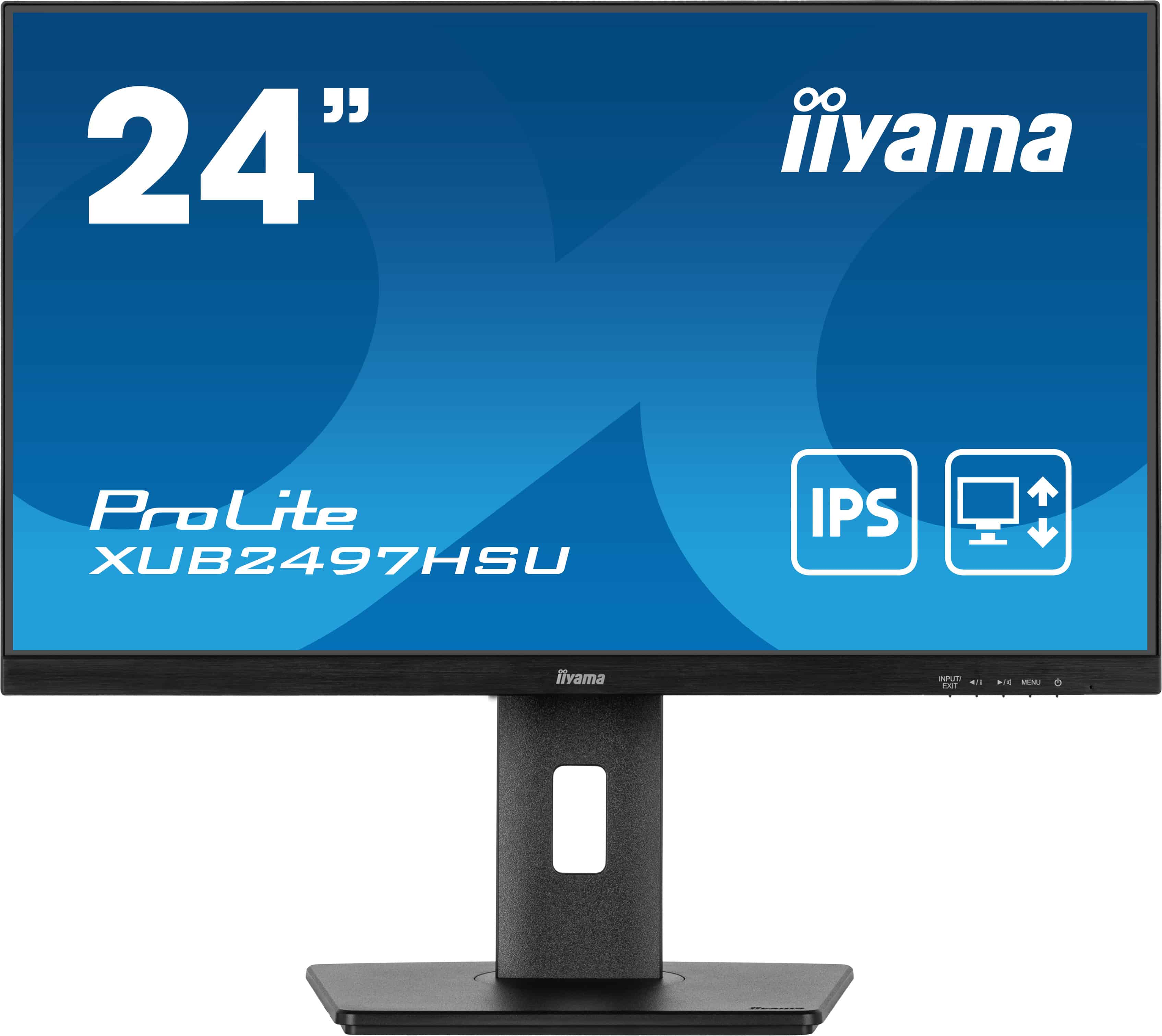 iiyama ProLite XUB2497HSU-B1 computer monitor 61 cm (24) 1920 x 1080 Pixels Full HD LED Zwart (XUB2497HSU-B1) thumbnail