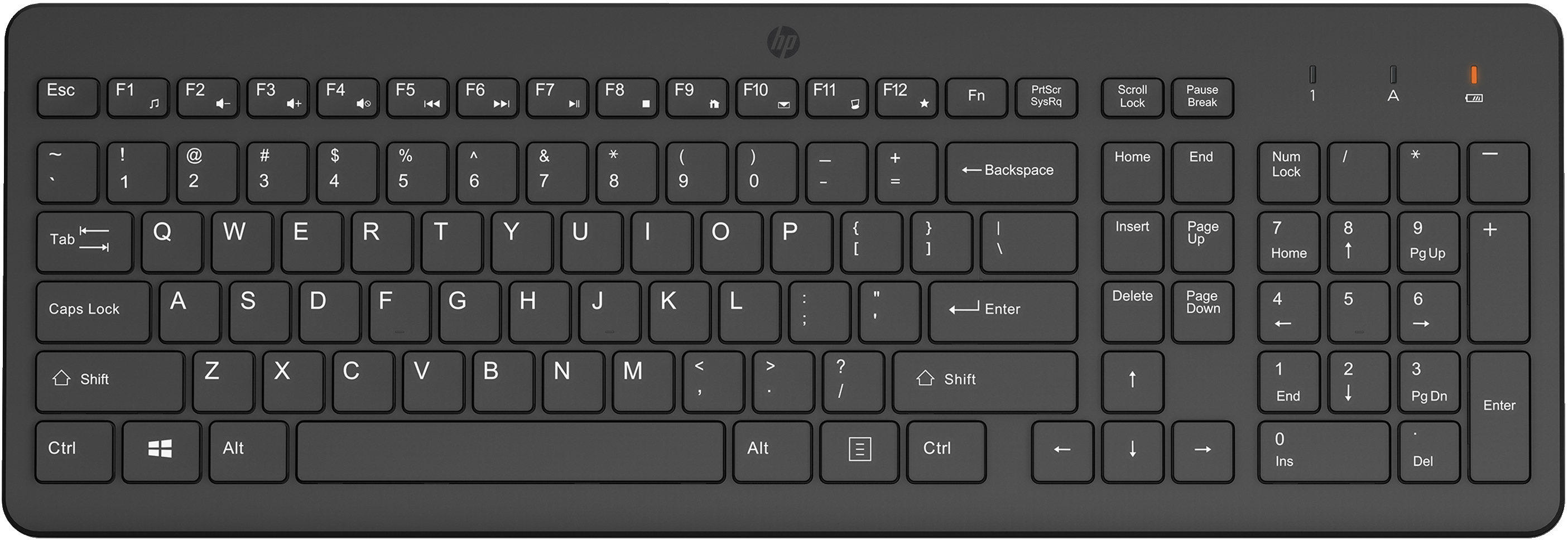 HP 220 draadloos toetsenbord (805T2AA#ABB) thumbnail