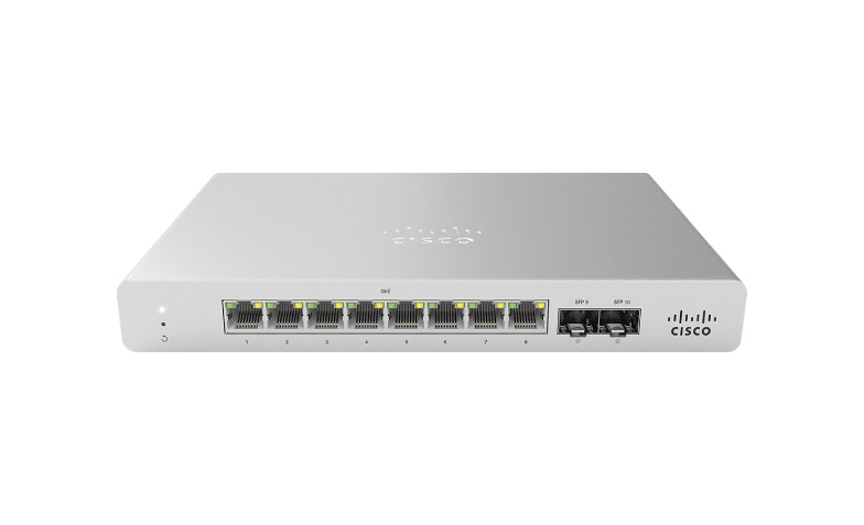 Cisco Switch Meraki MS120 10-Port 1GbE 67W PoE managed (MS120-8LP-HW) thumbnail