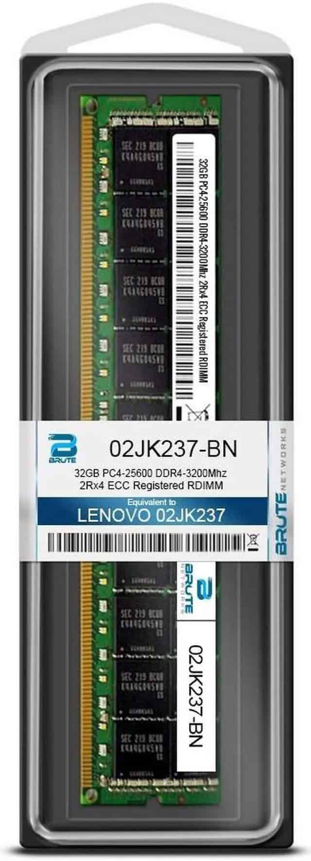LENOVO 32GB (1*32GB) 2RX4 PC4-25600AA-R DDR4-3200MHZ RDIMM (02JK237) thumbnail