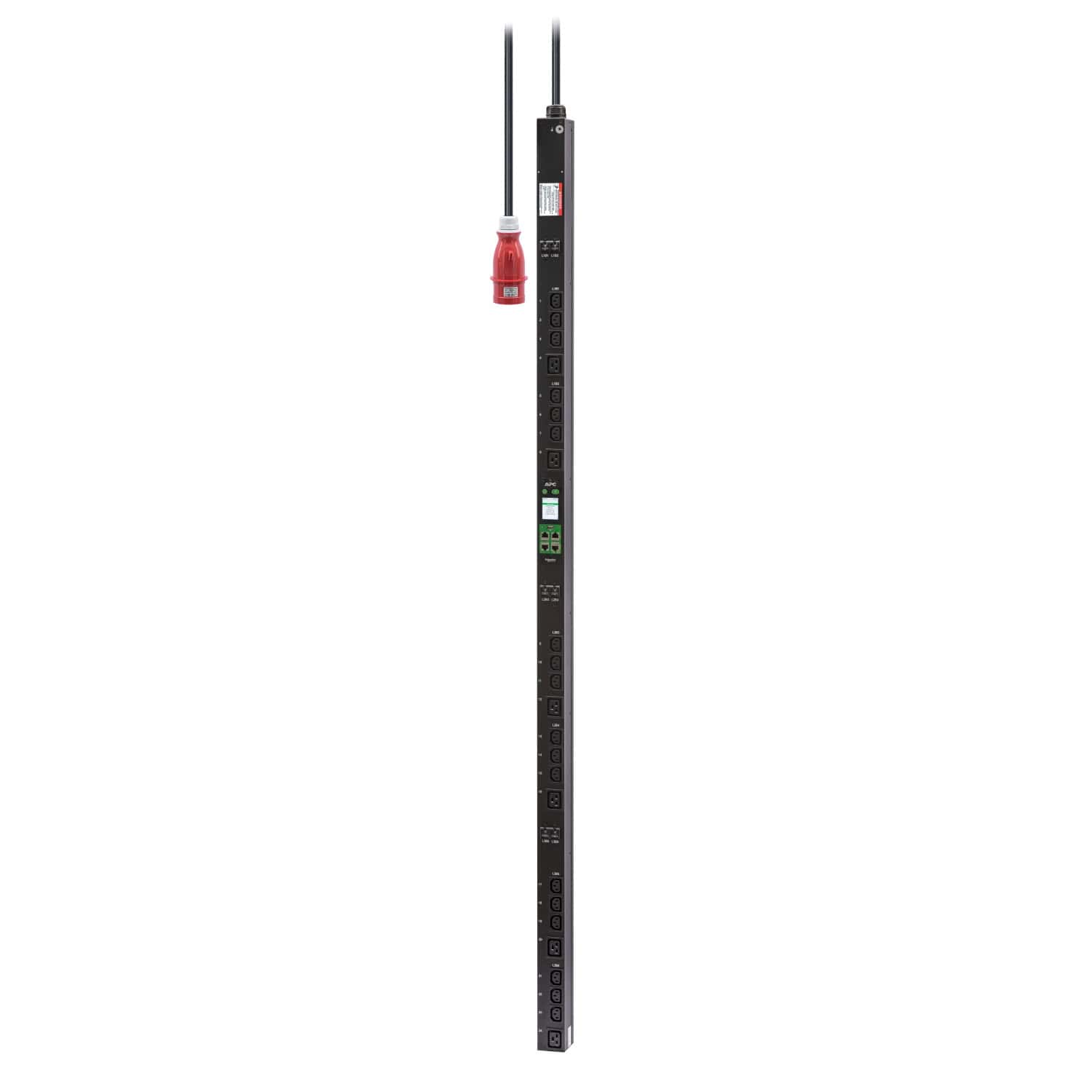 APC Easy PDU EPDU2232MBO, Metered-By-Outlet, 0U, 32A, 400V, (18x)C13 & (6x)C19, IEC60309 32A 3Fase stekker (EPDU2232MBO) thumbnail