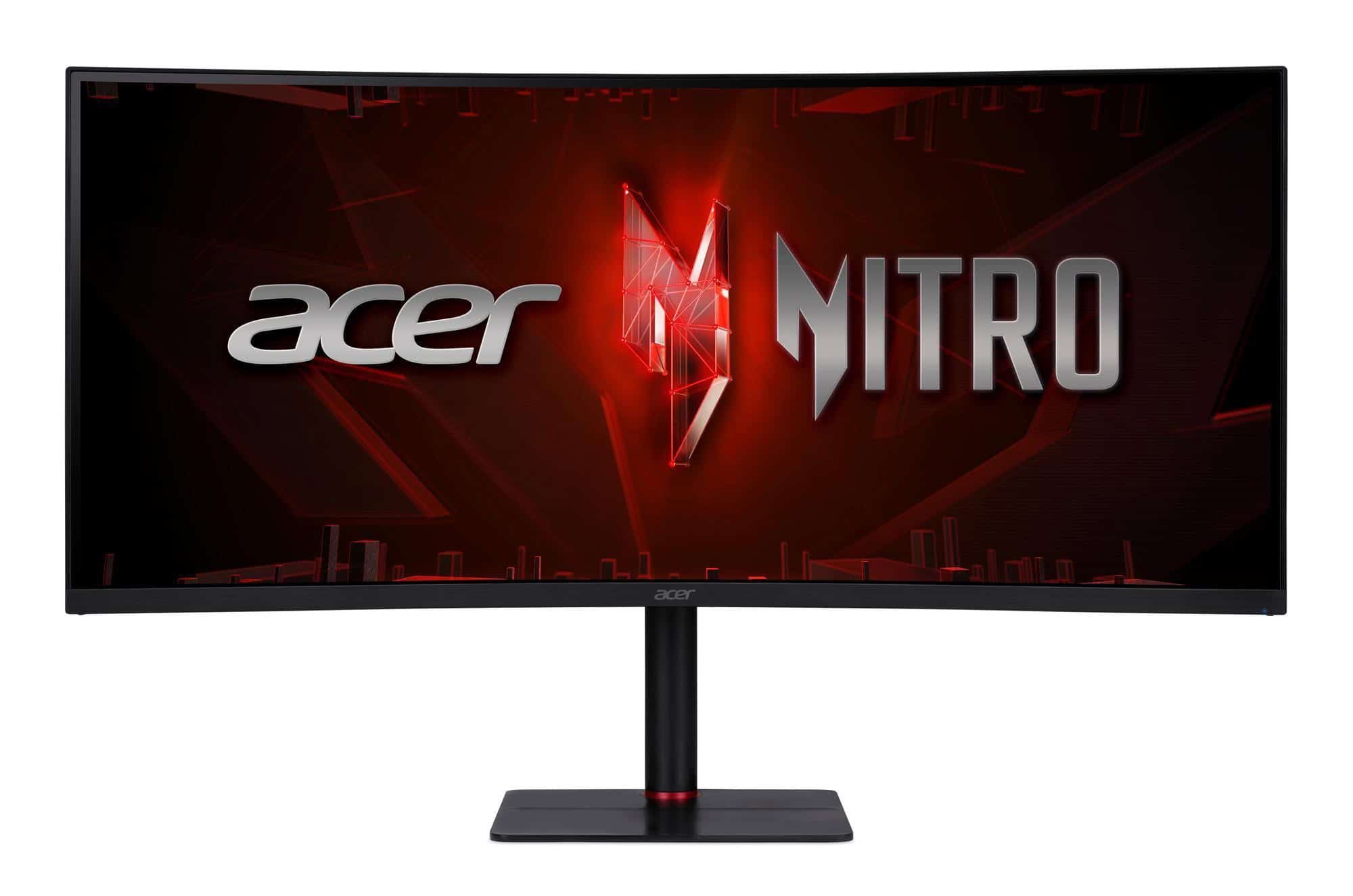 Acer Nitro XV5 XV345CURV3bmiphuzx computer monitor 86,4 cm (34) 3440 x 1440 Pixels HD+ LCD Zwart (UM.CX5EE.301) thumbnail