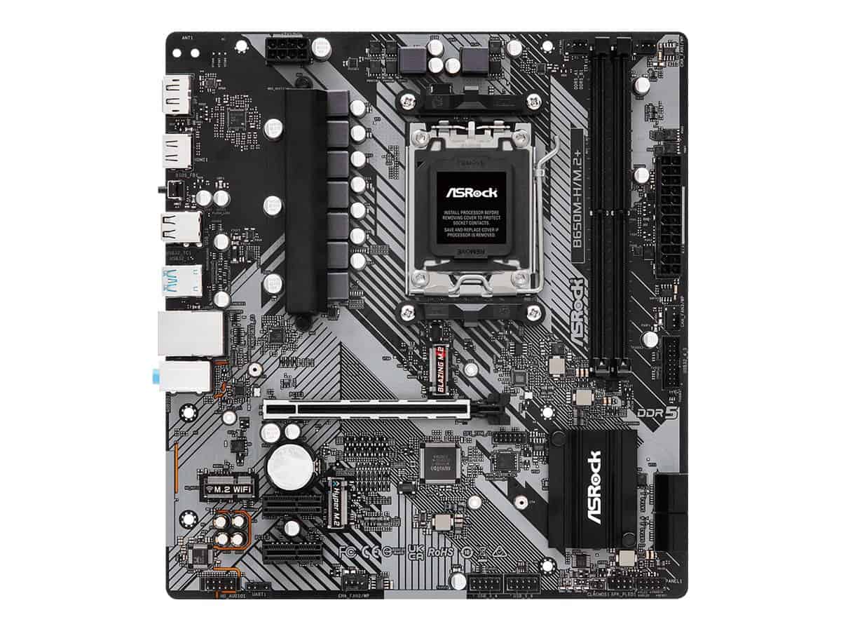 ASRock B650M-H/M.2+ Mainboard (90-MXBMS0-A0UAYZ) thumbnail