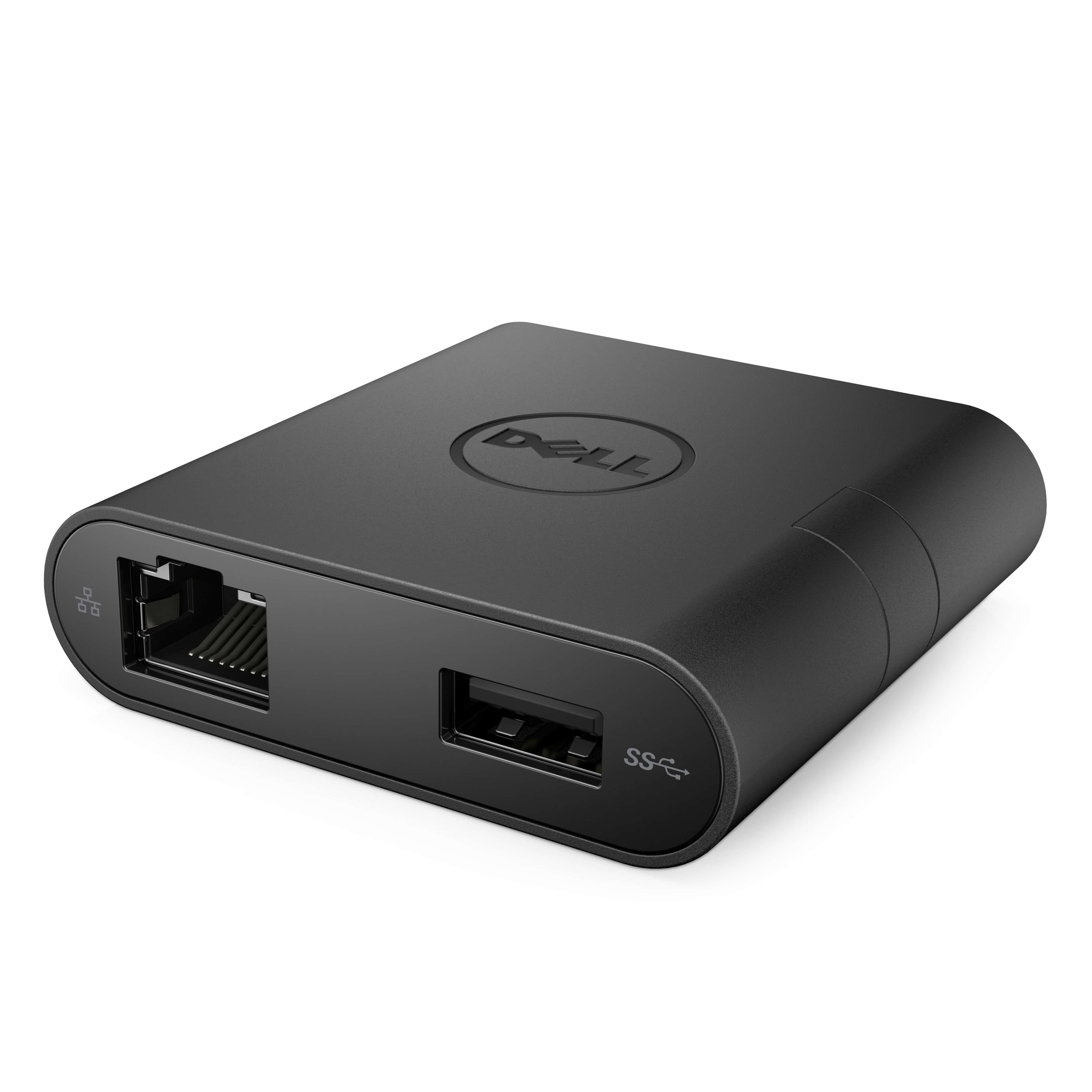 DELL DA200 Bedraad USB 3.2 Gen 1 (3.1 Gen 1) Type-C Zwart (470-ABRY) thumbnail