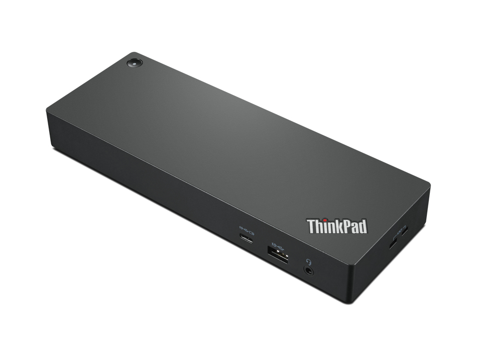 Lenovo ThinkPad Thunderbolt 4 WorkStation Bedraad Zwart, Rood (40B00300SA) thumbnail