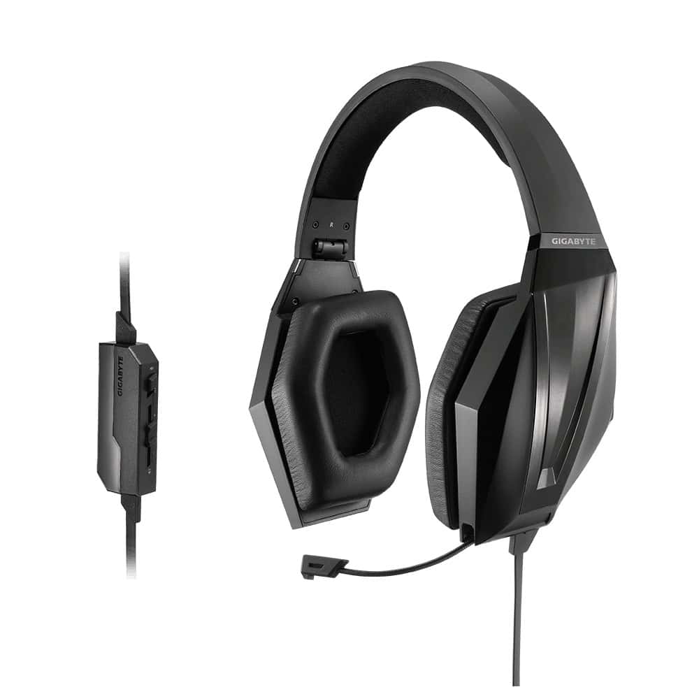 GIGABYTE FORCE H3X hoofdtelefoon/headset Bedraad Hoofdband Gamen Zwart (FORCE H3X) thumbnail