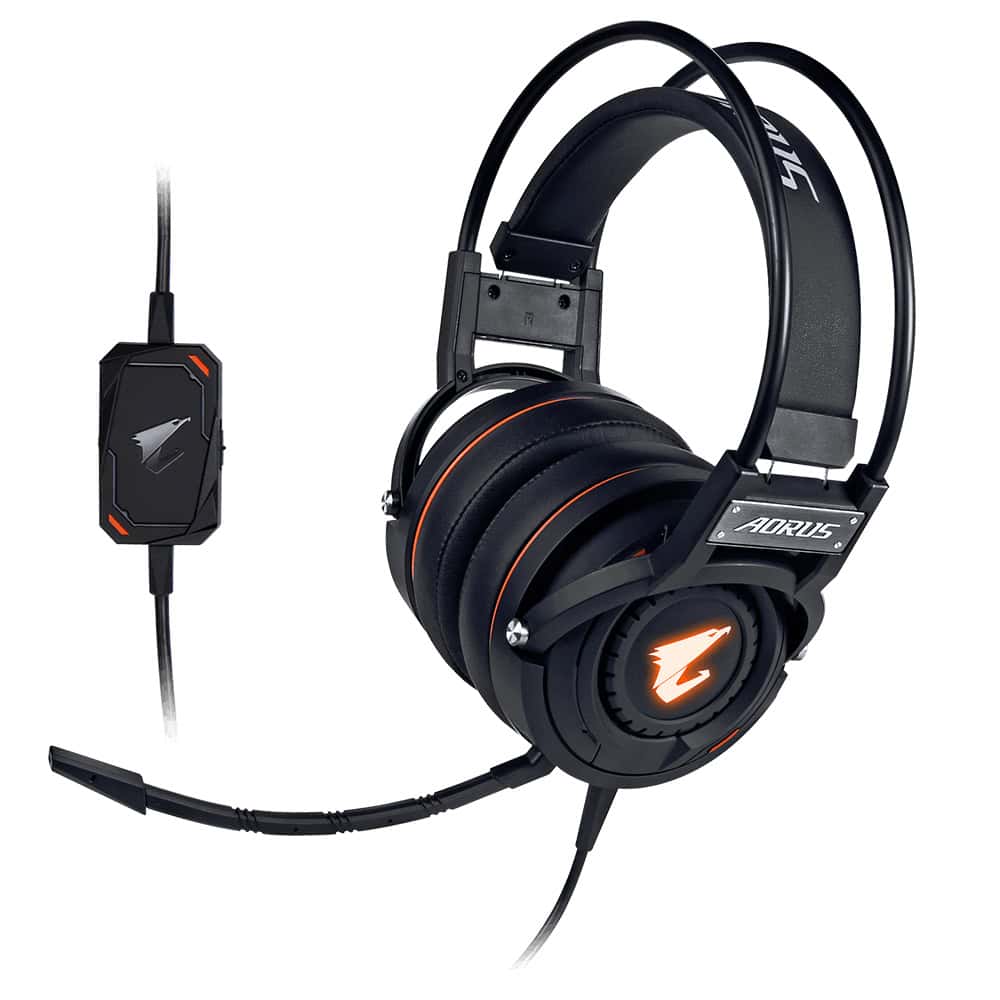 Gigabyte AORUS H5 Headset Bedraad Hoofdband Gamen Zwart (GP-AORUS H5) thumbnail