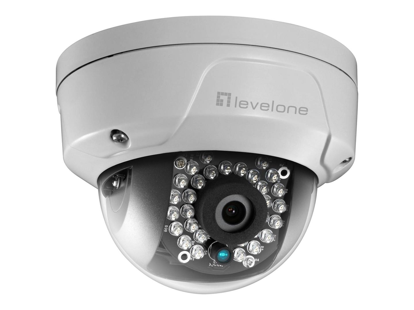 LevelOne IPCam FCS-3402 Dome Out 2MP H.265 IR6. PoE (FCS-3402) thumbnail