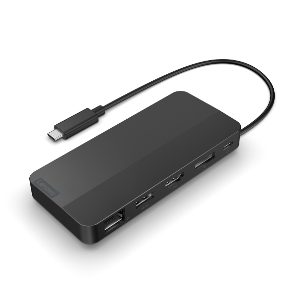 Lenovo 40B90000WW laptop dock & poortreplicator Bedraad USB 3.2 Gen 1 (3.1 Gen 1) Type-C Zwart (40B90000WW) thumbnail