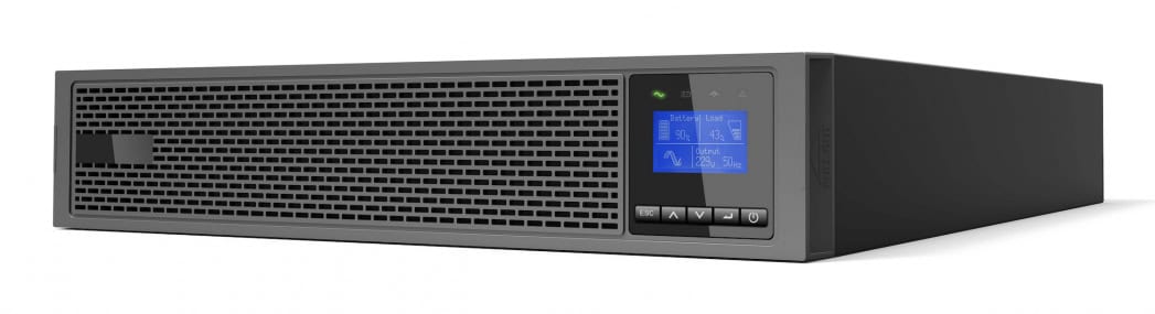 LevelOne -2101 UPS Dubbele conversie (online) 1 kVA 1000 W 8 AC-uitgang(en) (UPS-2101) thumbnail