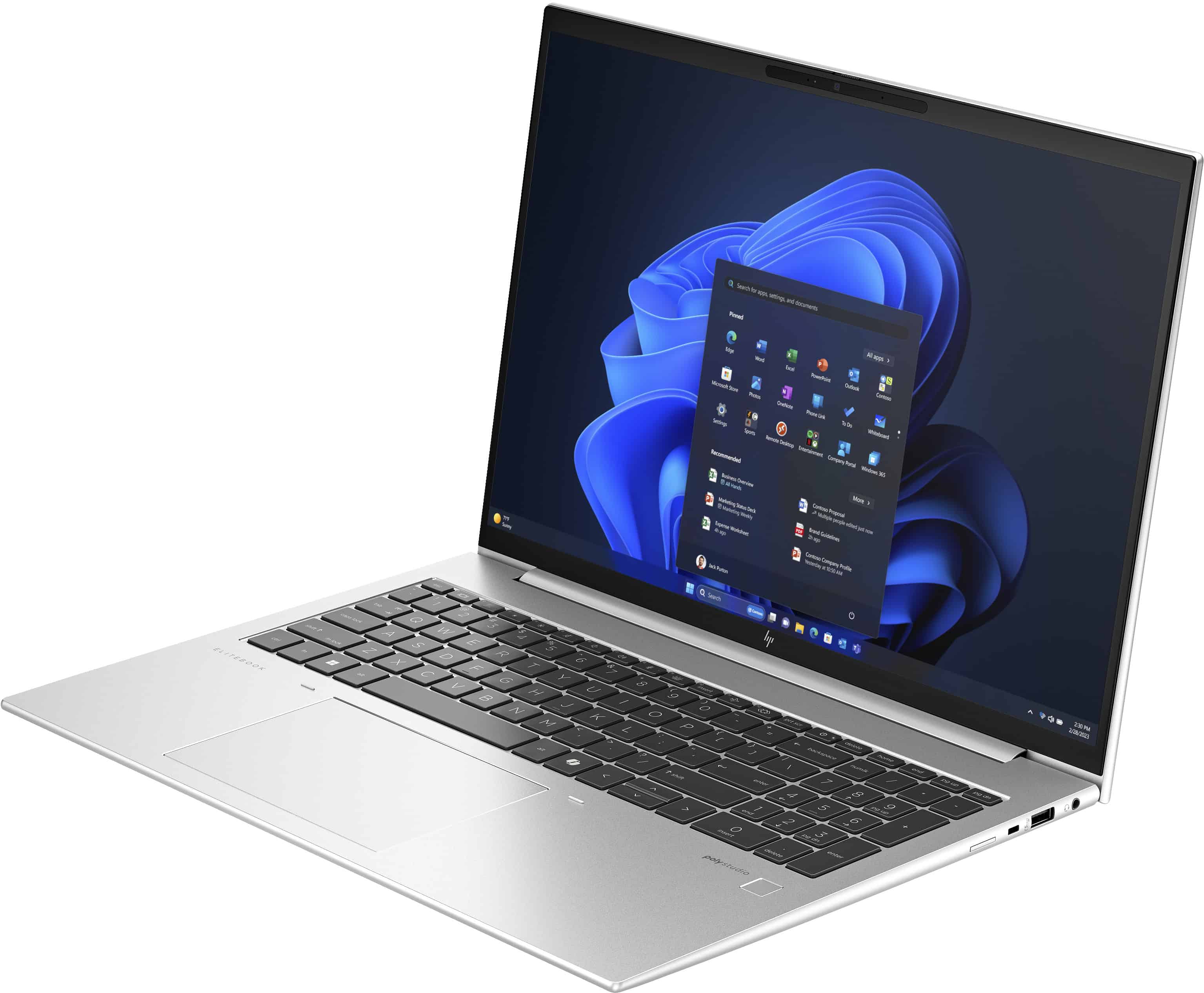 HP EliteBook 860 G11 Intel Core Ultra 7 155H Laptop 40,6 cm (16") WUXGA 32 GB DDR5-SDRAM 1 TB SSD Wi-Fi 6E (802.11ax) Windows 11 Pro Zilver (9G0J1ET#ABH) thumbnail