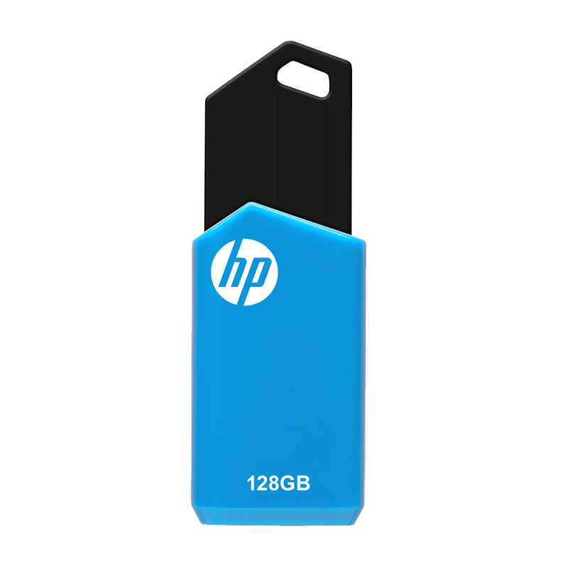 HP v150w USB flash drive 128 GB USB Type-A 2.0 Zwart, Blauw (HPFD150W-128) thumbnail