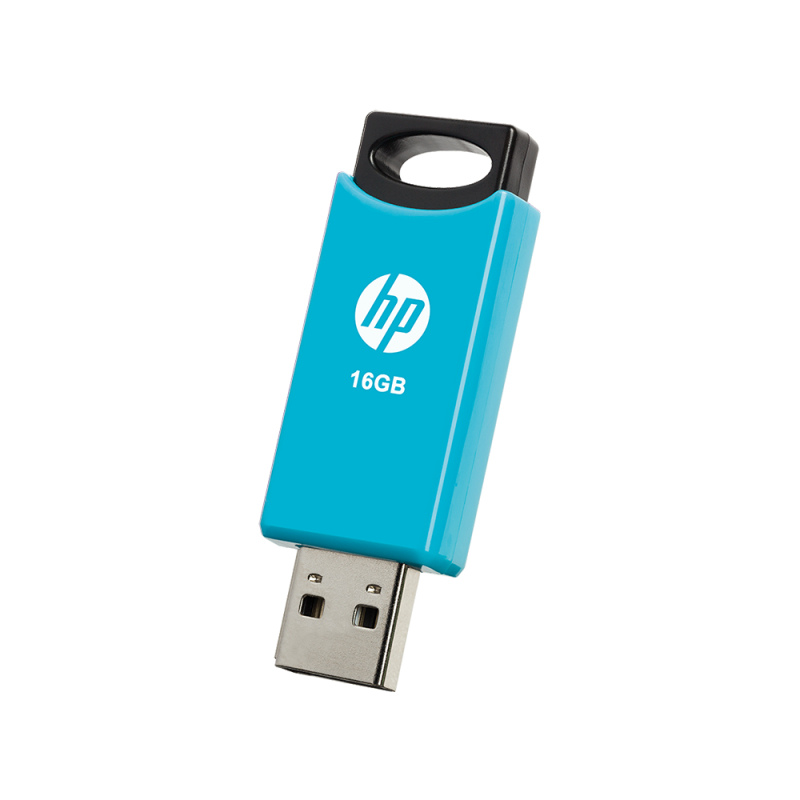 HP v212w USB flash drive 16 GB USB Type-A 2.0 Zwart, Blauw (HPFD212LB-16) thumbnail