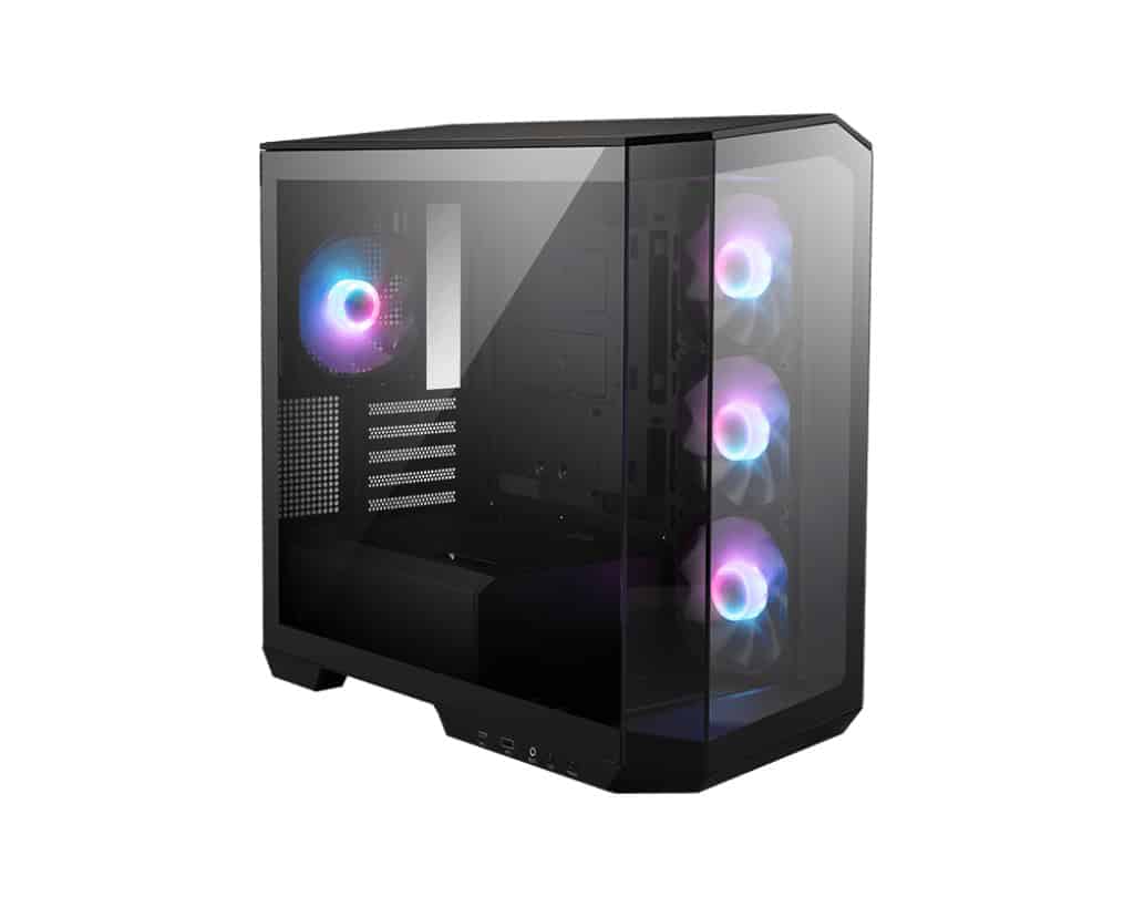 MSI MAG PANO M100R PZ Micro Tower Zwart (MAG PANO M100R PZ) thumbnail